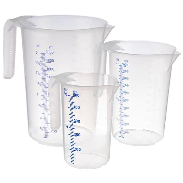 Messbecher STACKABLE, 0, 5 Liter, transparent APS 30061 (4004133300613)