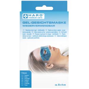 Gel-Gesichtsmaske, wiederverwendbar, blau HARO 10163 (4062191101634)