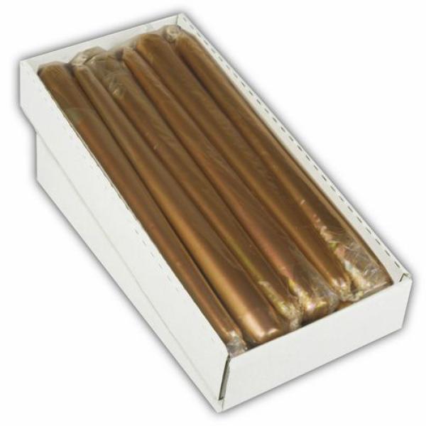 Leuchterkerzen, 22 mm, gold STARPAK 82654 (4002911984581)