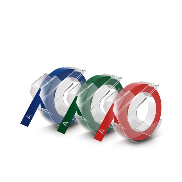 3 Dymo Prägebänder 3d 13151 S0847750, 9 Mm Farbig Sortiert (3501170847756)