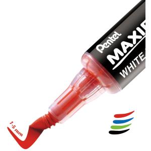 Whiteboard-Marker MAXIFLO Flex-Feel, rot Pentel MWL5SBF-BX (0884851032546)
