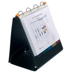 Tisch-Flipchart EXASHOW, A4 quer, PP, schwarz EXACOMPTA 56034E (3130630560340)
