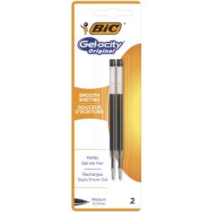 BIC Gelschreiber-Minen, Strichstärke: 0, 5 mm, schwarz Bic 862228 (3086126781983)