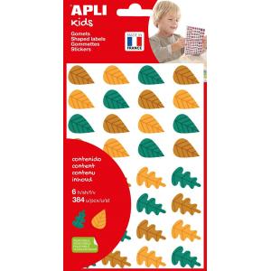 Sticker 'Blätter', Kleinpackung APLI kids 19472 (8410782194729)
