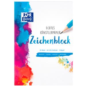 Zeichenblock, DIN A3, blanko, 120 g/ qm Oxford 100 050 301 (4006144952812)