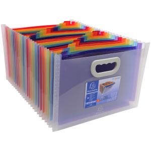 Fächermappe Crystal, 24 Fächer, transparent EXACOMPTA 55198E (3130630551980)