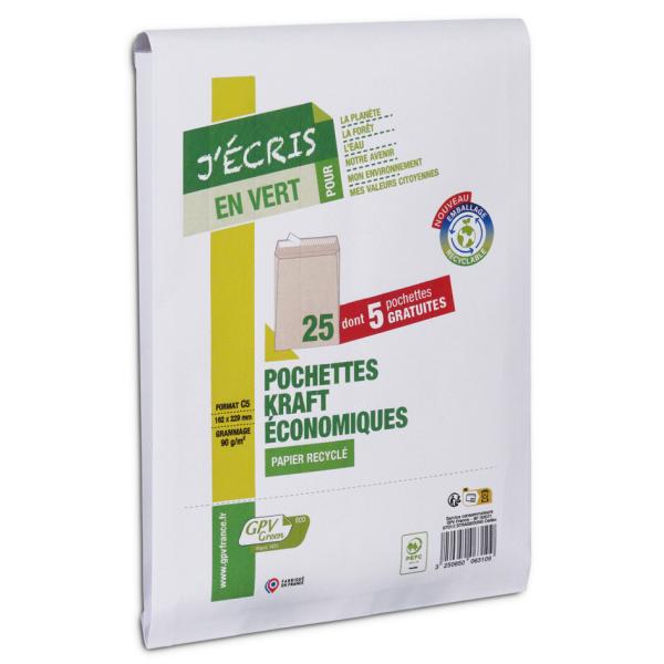 Versandtaschen Green ECO, C5, 162 x 229 mm, braun GPV 6310 (3250650063109)