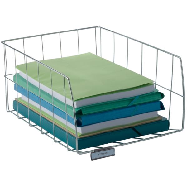 Briefablage 'CORGM' Drahtmetall, A4, verchromt - hoch ALBA (3129710008339)