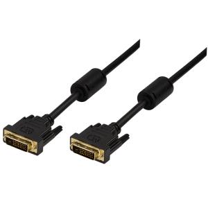DVI-D 24+1 Kabel, Dual Link, schwarz, 2, 0 m LogiLink CD0001 (4260113560099)