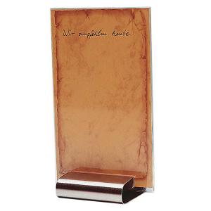 Tischkartenhalter, 80 x 70 x 20 mm, silber APS 30 (4004133000308)