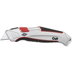 Safety-Cutter ALU, Klinge: 19 mm, silber/ anthrazit/ rot WEDO 78 825 (4003801863153)
