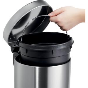 Tret-Abfalleimer 'the silent', 20 Liter, schwarz helit H2403695 (4012086104905)