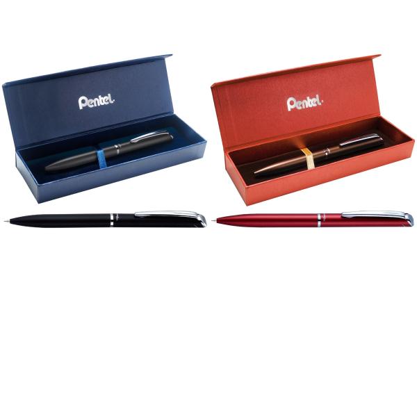 EnerGel Gel-Tintenroller Hi-Class, weiß Pentel BL2007-W COF (3474372007146)