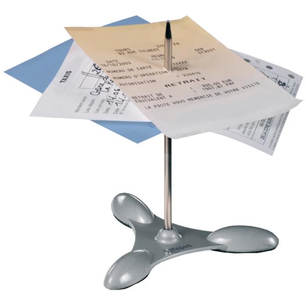 Zettelspieß, Sockel und Nagel aus Metall, silber Maped 537300 (3154145373004)