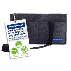 Filztasche Desk Sharing Bag, anthrazit magnetoplan 11126 (4013695068671)