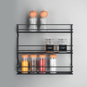 Gewürzregal Pepito 4 LAVA, 4 Etagen, matt-schwarz metaltex 361434000 (8002523614346)