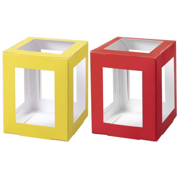 Mini-Laternen-Zuschnitt, 100 x 100 x 120 mm, schwarz folia 90790 (4001868128772)