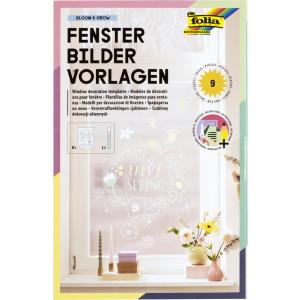 Fensterbilder-Vorlagen 'BLOOM & GROW' - Premium folia 39239 (4001868127720)
