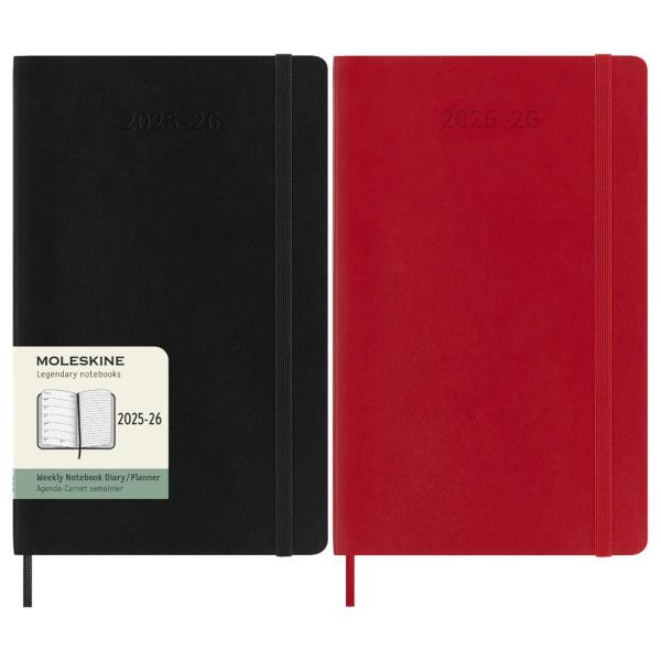 MOLESKINE Buchkalender 2025/ 2026, 18 Monate, XL, schwarz Moleskine 8056999275495 (8056999275495)