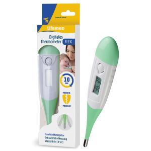 Fieberthermometer 'Flex', weiß/ grün Lifemed 99404 (4251594200673)