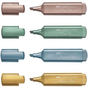 FABER-CASTELL Textmarker TEXTLINER 46 METALLIC, rubin Faber-Castell 154691 (4005401546917)