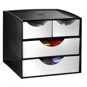 CEP Aufbewahrungsbox, 4 Schübe, schwarz cep 1082110561 (3462159005249)