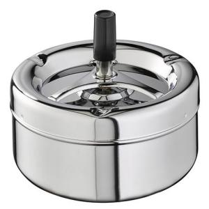 Drehaschenbecher KLASSIKER, silber APS 54 (4004133000544)
