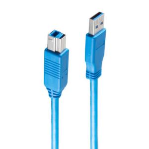 BASIC-S USB 3.0 Kabel, A-Stecker - B-Stecker shiverpeaks BS77033 (4017538042347)