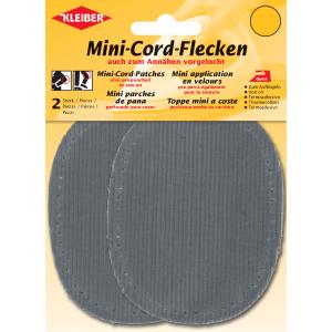 Mini-Cord-Flecken, 110 x 85 mm, schwarz KLEIBER 39306 (4009691393060)