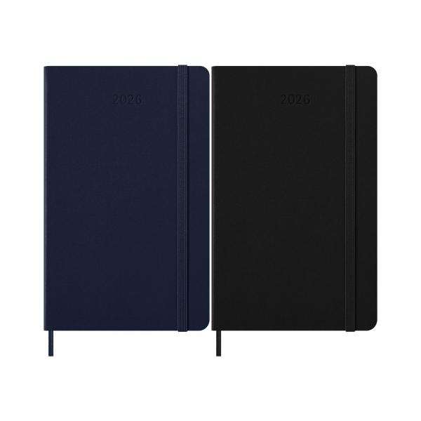 MOLESKINE Buchkalender 2026, Wochen, L/ A5, Hardcover, schwarz Moleskine 8056999274689 (8056999274689)