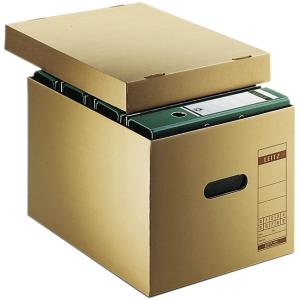 Archiv-/ Transportbox, aus Wellpappe, natron LEITZ 6081-00-00 (4002432312375)