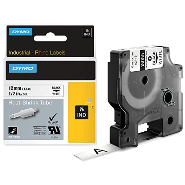 DYMO RHINO Heißschrumpfschlauch schwarz/ gelb, 19 mm x 1, 5 m Dymo 18058 (0071701180582)