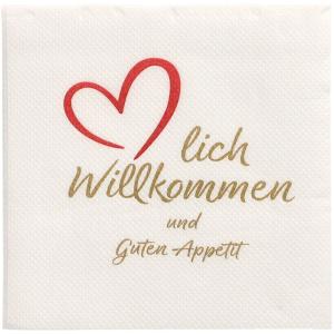 Cocktail-Servietten 'PUNTO', 200 x 200 mm, weiß PAPSTAR 37051 (4002911552483)