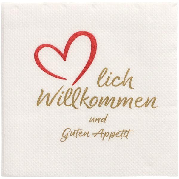 Cocktail-Servietten 'PUNTO', 200 x 200 mm, weiß PAPSTAR 37051 (4002911552483)