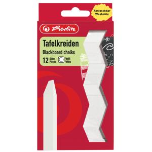 Wandtafelkreide, weiß, 36er Karton-Etui herlitz 300010494 (4008118856508)
