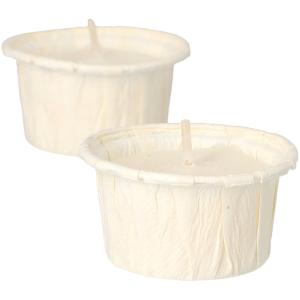 Teelichter, Durchmesser: 42 mm, weiß, 12er STARPAK 97089 (4062828266699)