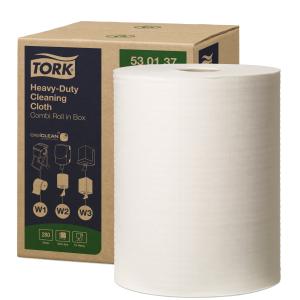 TORK Mehrzweck-Putzrolle, 1-lagig, 106, 4 m, weiß - stark tork 530137 (7322540057553)