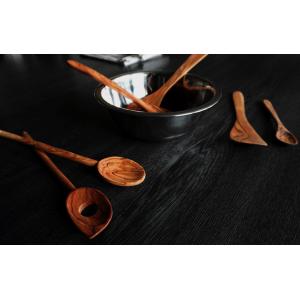 Kochlöffel mit Loch, Länge: 300 mm, Olivenholz metaltex 580606010 (8002525806060)