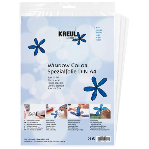 Window Color Spezialfolie, DIN A4 KREUL 42792 (4000798427924)