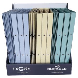 Ringbücher + Gummizugmappen 'Pastell eco', Display PAGNA 99004-00 (4009212063052)