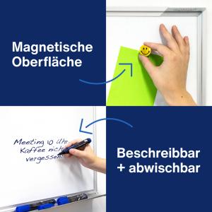 Weißwandtafel CC, (B)1.500 x (H)1.000 mm magnetoplan 12408CC (4013695022284)