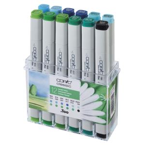 Marker classic, 12er Set Umweltfarben COPIC 20075703 (4013695257112)