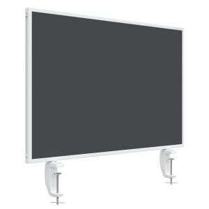 Tischtrennwand VarioPin, 1600 x 500 mm, orange magnetoplan 1116044 (4013695064536)