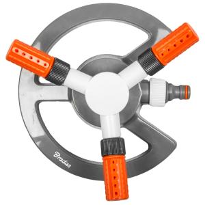3-Arm-Rasensprenger WHITE LINE, grau/ weiß/ orange Bradas WL-Z16 (5907544415503)