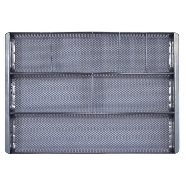 Schubladen-Einsatz 'MESHORG', aus Drahtmetall, grau ALBA MESHORG M (3129710016181)