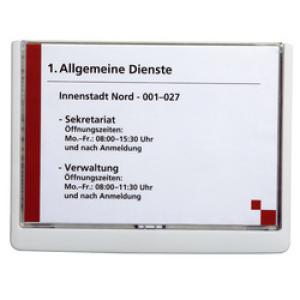 Türschild CLICK SIGN, DIN A5, weiß DURABLE 4866-02 (4005546405421)