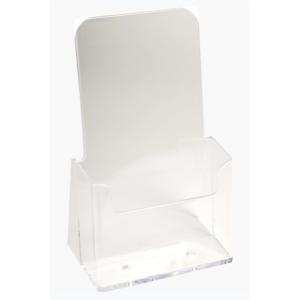 Prospekthalter, schräg, DIN lang hoch, glasklar EXACOMPTA 73058D (9002493108912)