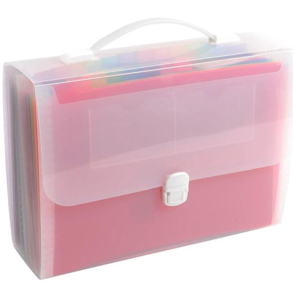 Fächermappe mit Griff Crystal, 24 Fächer EXACOMPTA 55698E (3130630556985)