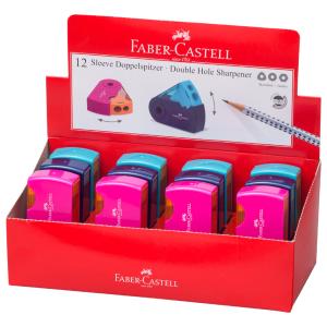 Doppelspitzdose SLEEVE Trend sortiert FABER CASTELL 182704 (6933256640468)