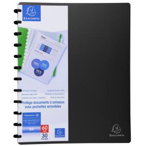 Sichtbuch DIN A4, 30 Hüllen, metallblau EXACOMPTA 86357E (3130630863571)